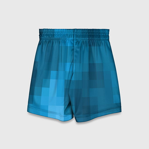 Детские шорты Minecraft water cubes / 3D-принт – фото 2