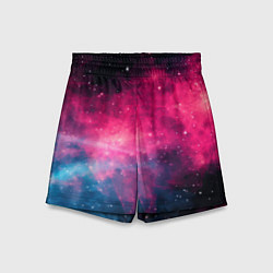 Шорты детские Абстрактный космос фантастика, цвет: 3D-принт