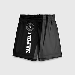 Шорты детские Napoli sport на темном фоне по-вертикали, цвет: 3D-принт