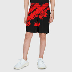 Шорты детские Cyberpunk 2077 кибер броня, цвет: 3D-принт — фото 2