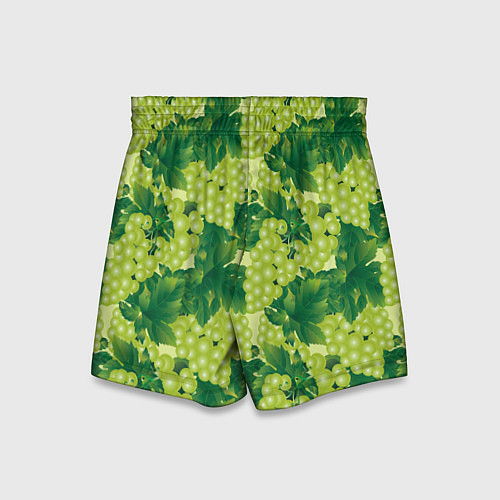 Детские шорты Виноградный паттерн / 3D-принт – фото 2