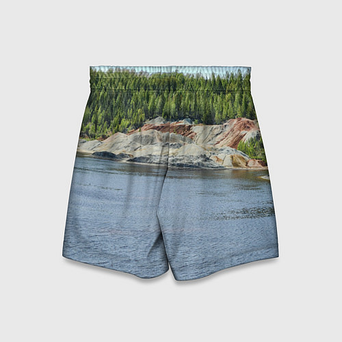 Детские шорты Троицко-байновское месторождение глины / 3D-принт – фото 2