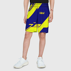 Шорты детские Fallout film geometry, цвет: 3D-принт — фото 2