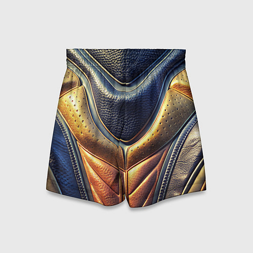 Детские шорты Футуристический текстурный костюм из кожи / 3D-принт – фото 2