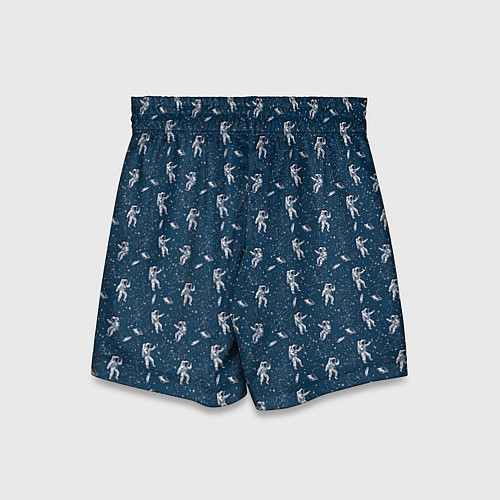 Детские шорты Космонавты в открытом космосе / 3D-принт – фото 2