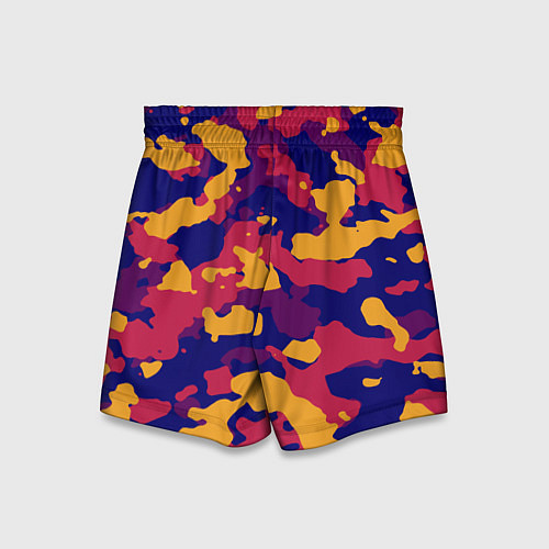 Детские шорты Камуфляж армейский / 3D-принт – фото 2
