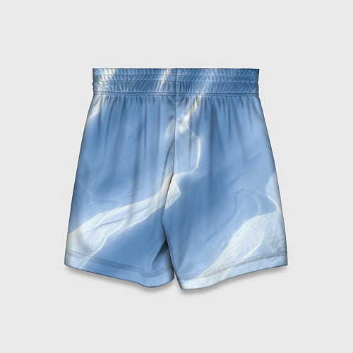 Детские шорты Снежный покров / 3D-принт – фото 2