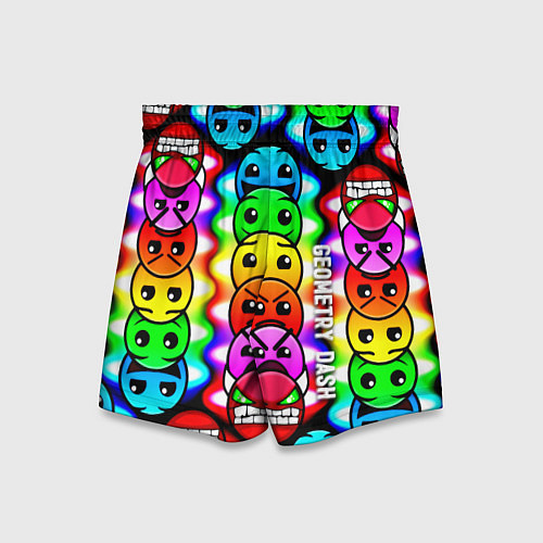 Детские шорты Geometry smile dash / 3D-принт – фото 2
