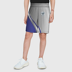 Шорты детские Tesla abstraction auto, цвет: 3D-принт — фото 2