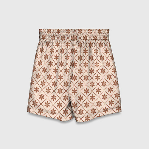 Детские шорты Гусси - надпись узор / 3D-принт – фото 2