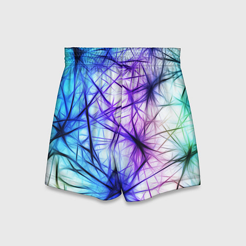 Детские шорты Неоновые нервы / 3D-принт – фото 2