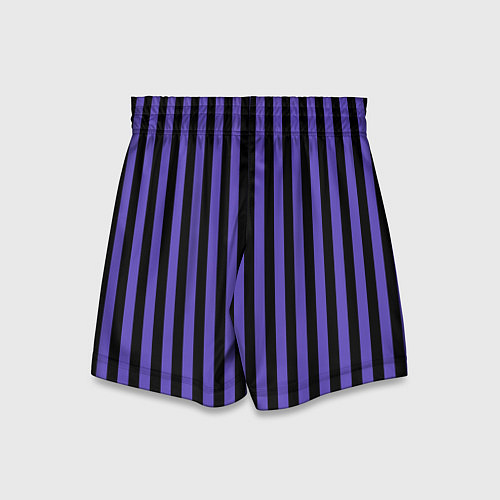 Детские шорты Фиолетовая школьная форма Wednesday / 3D-принт – фото 2