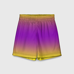 Шорты детские Градиент текстура абстракция, цвет: 3D-принт