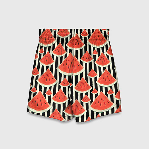 Детские шорты Арбузные дольки / 3D-принт – фото 2