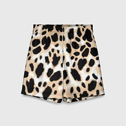 Шорты детские Леопард пятна, цвет: 3D-принт