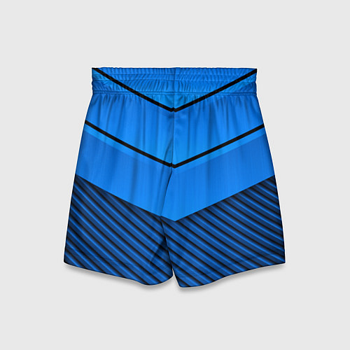 Детские шорты BMW geometry blue / 3D-принт – фото 2