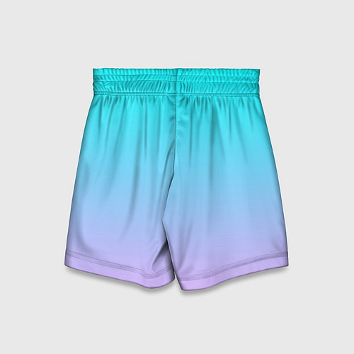 Детские шорты Неоновые разводы градиента / 3D-принт – фото 2