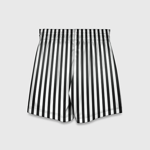 Детские шорты Полоски - Битлджус / 3D-принт – фото 2