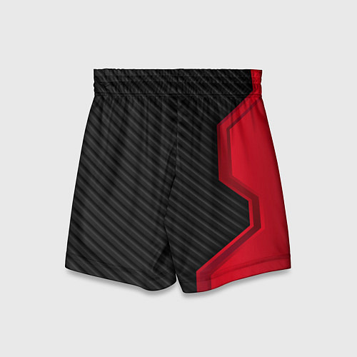 Детские шорты FIAT текстура метал / 3D-принт – фото 2