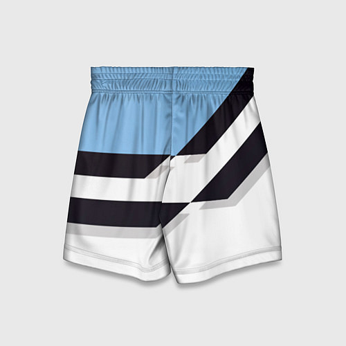 Детские шорты PUBG geometry steel / 3D-принт – фото 2