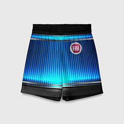 Шорты детские FIAT текстура авто, цвет: 3D-принт