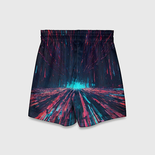 Детские шорты Абстрактный путь в портал / 3D-принт – фото 2