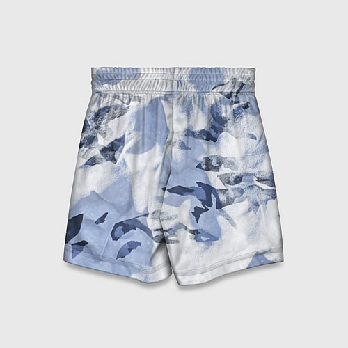 Детские шорты Альпийский камуфляж / 3D-принт – фото 2