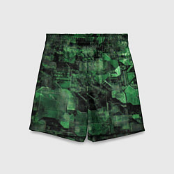 Шорты детские Высокотехнологичный камуфляж, цвет: 3D-принт