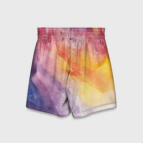Детские шорты Краски акварели / 3D-принт – фото 2