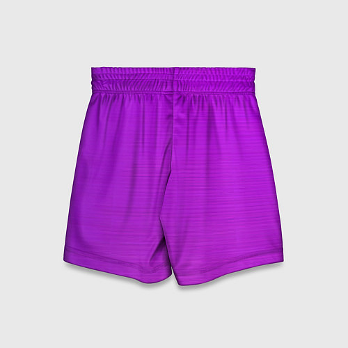 Детские шорты Градиент сиреневый металл / 3D-принт – фото 2