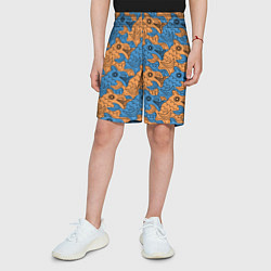 Шорты детские Графическая фантазия, цвет: 3D-принт — фото 2