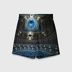 Шорты детские Психоделика текстура, цвет: 3D-принт