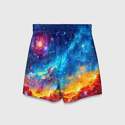 Детские шорты Колибри в космосе / 3D-принт – фото 2