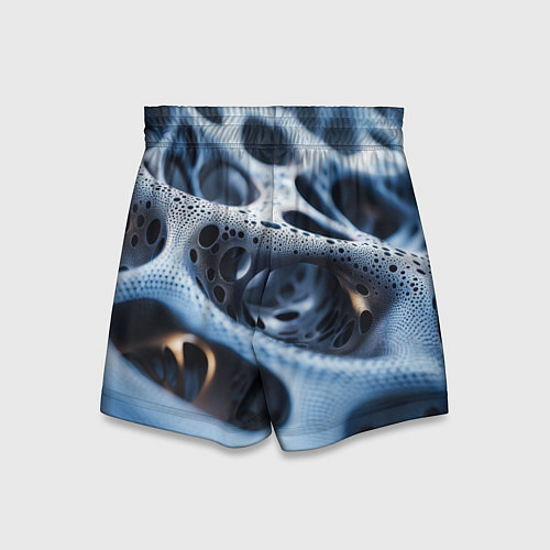 Детские шорты Текстура объемных сот / 3D-принт – фото 2