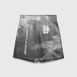 Шорты детские League of Legends - grey gradient вертикально, цвет: 3D-принт