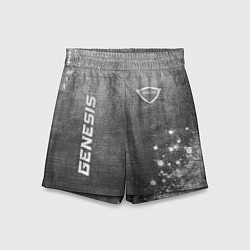 Шорты детские Genesis - grey gradient вертикально, цвет: 3D-принт