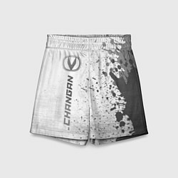 Шорты детские Changan - white gradient по-вертикали, цвет: 3D-принт