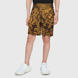 Шорты детские Рубленный узор, цвет: 3D-принт — фото 2