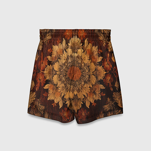 Детские шорты Узор в старинном стиле / 3D-принт – фото 2