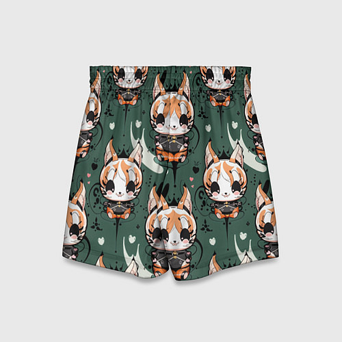 Детские шорты Анимешный лис фенек / 3D-принт – фото 2