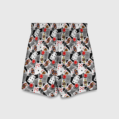 Детские шорты Карты и фишки / 3D-принт – фото 2