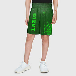 Шорты детские Lazio - green gradient вертикально, цвет: 3D-принт — фото 2