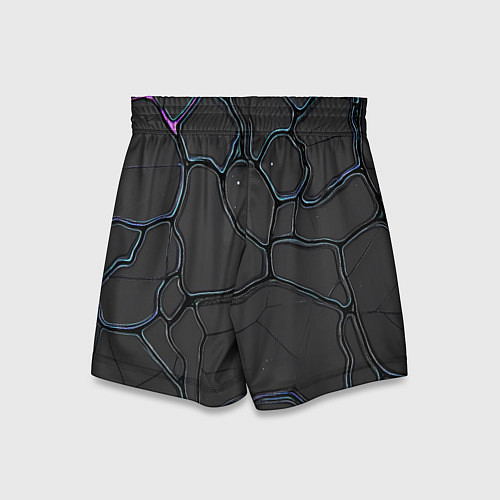 Детские шорты Плита хай-тек текстура / 3D-принт – фото 2