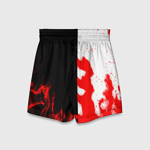 Детские шорты Ведьмак огненный / 3D-принт – фото 2
