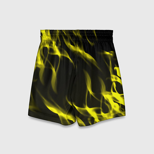 Детские шорты Opel огненный стиль / 3D-принт – фото 2