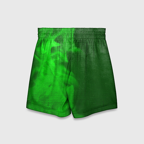 Детские шорты Changan - green gradient по-вертикали / 3D-принт – фото 2