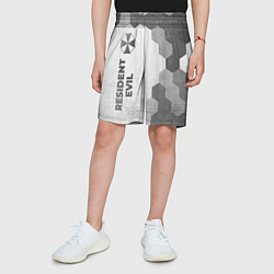 Шорты детские Resident Evil - white gradient по-вертикали, цвет: 3D-принт — фото 2