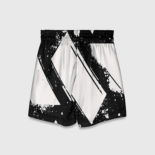 Детские шорты Color black white / 3D-принт – фото 2