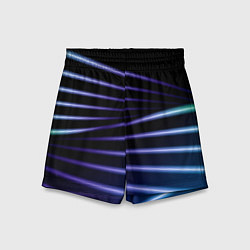 Шорты детские Color black blue, цвет: 3D-принт