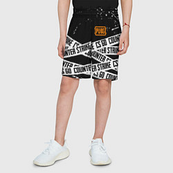 Шорты детские CS x pubg, цвет: 3D-принт — фото 2